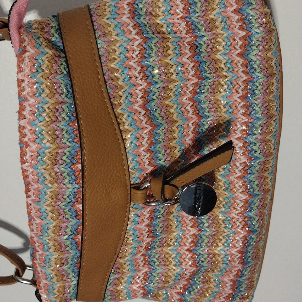 Rosetti Knitted Multi Color Glitter Shoulder Bag - image 3